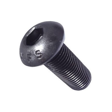 #0-80 Socket Head Cap Screw, Black Oxide Alloy Steel, 1/8 In Length, 100 PK